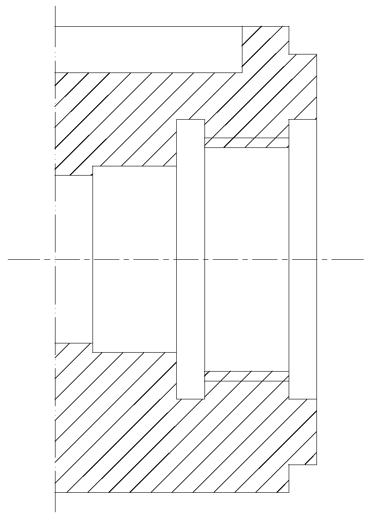 Processing method of zigzag internal thread