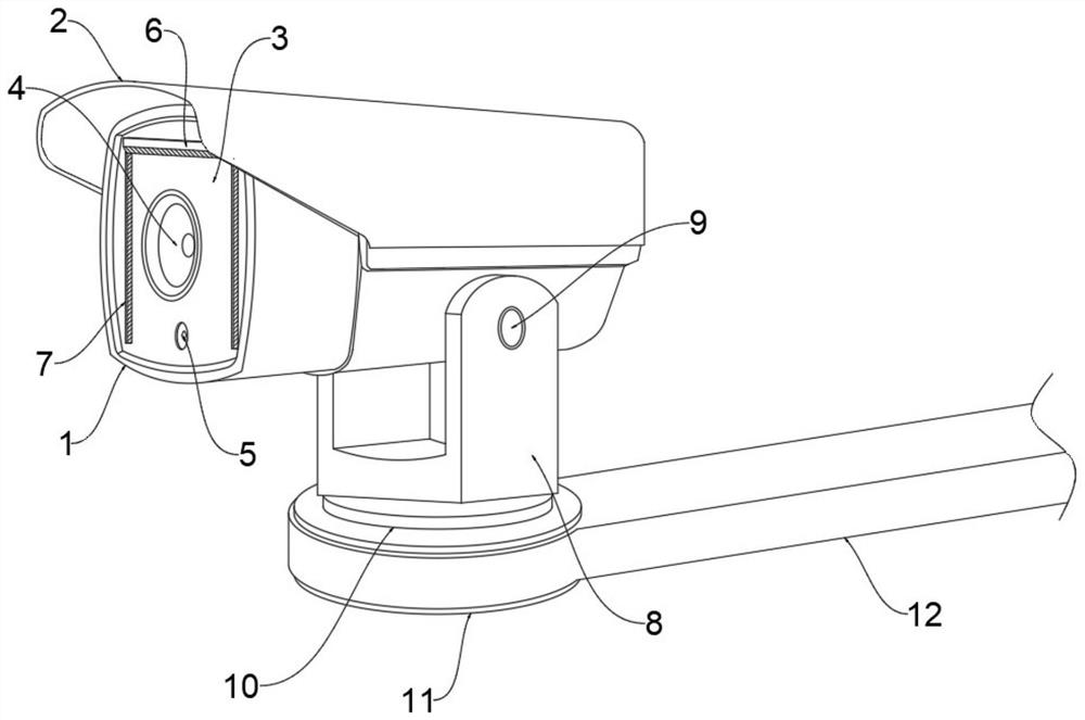 Multi-angle monitoring equipment for on-site environment sensing intelligent station house