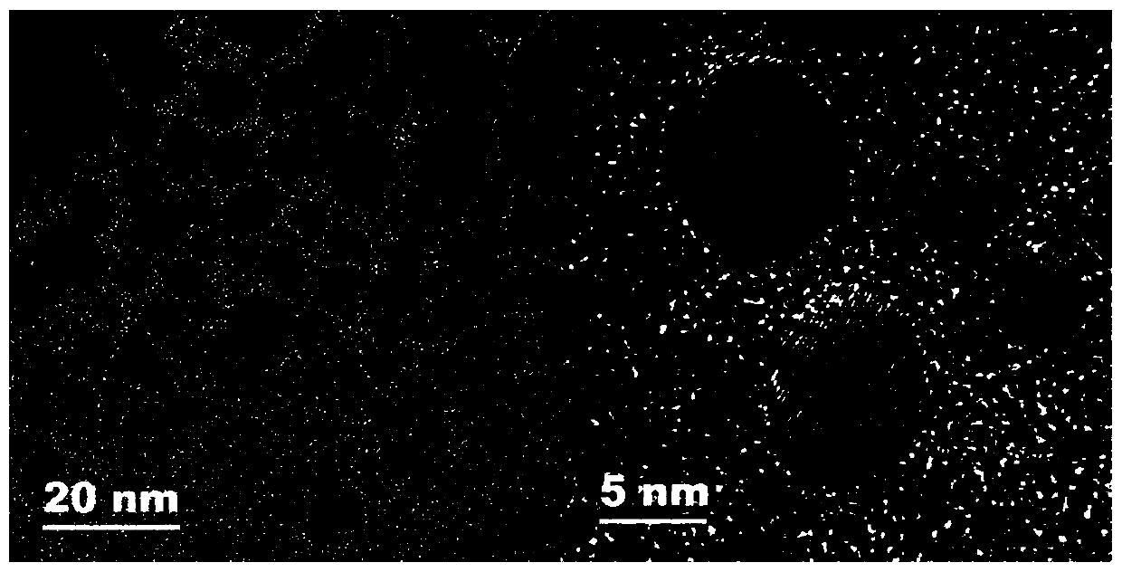 High-density nanometer material vapor preparation method