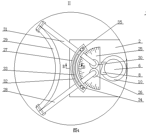 Breast reconstruction operation measuring ruler