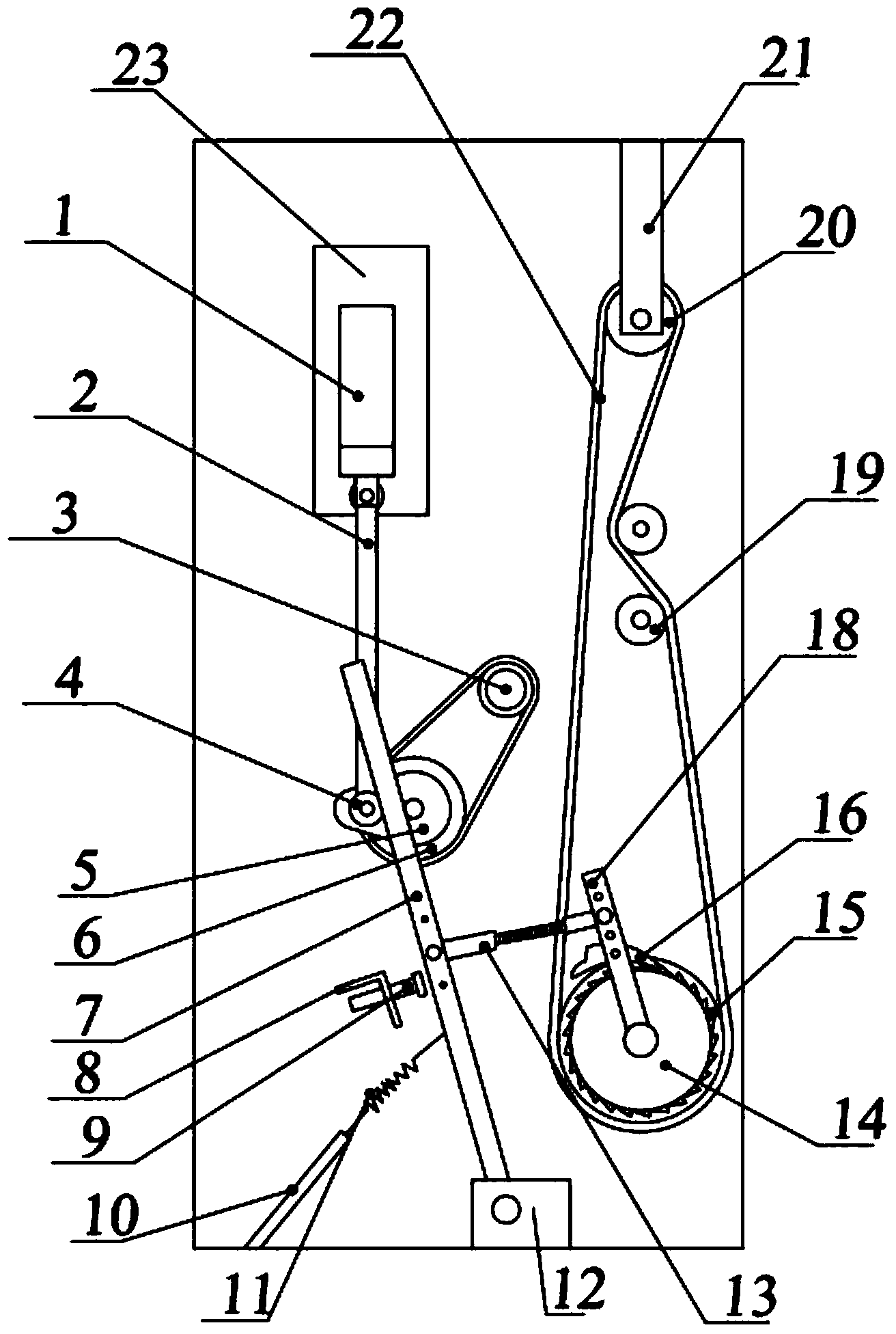 Stepping linkage transmission mechanism for quilt sewing machine