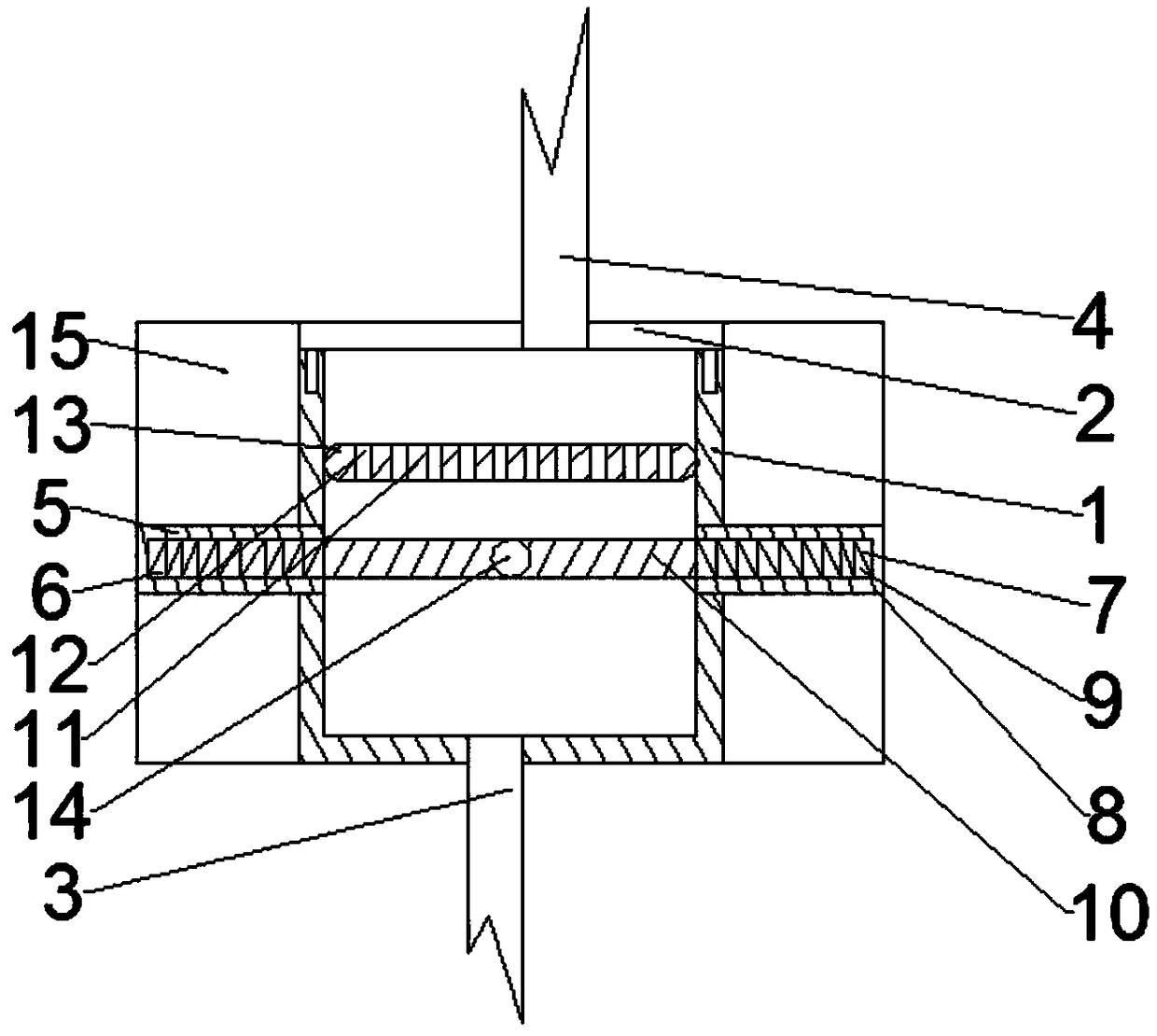 Medical waste liquid filter device