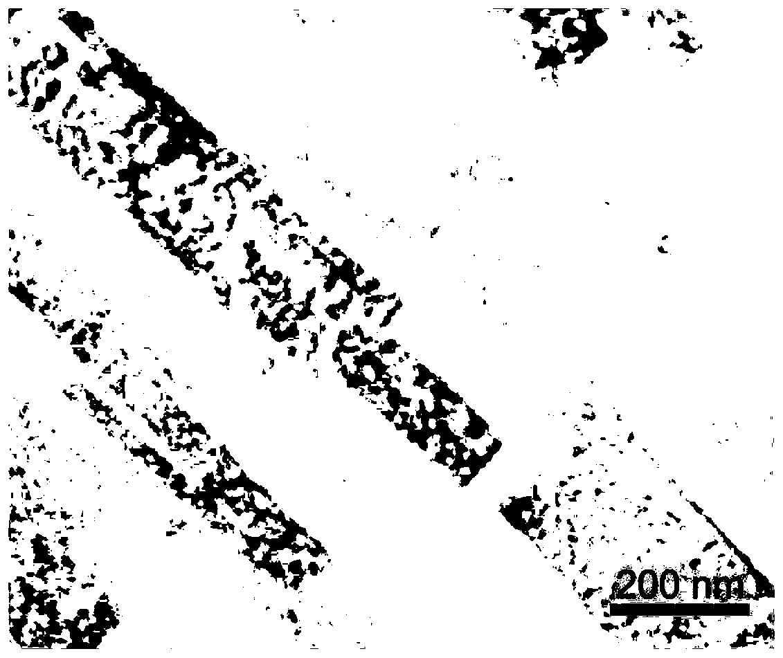 Indium oxide nano catalyst grown on rGO, preparation method thereof and application thereof