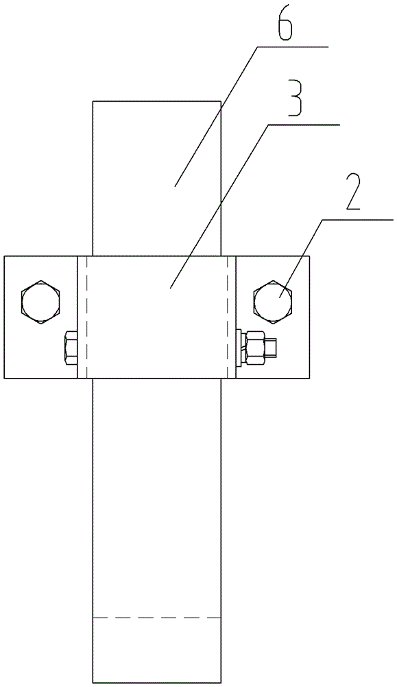 Guard bar door lock structure