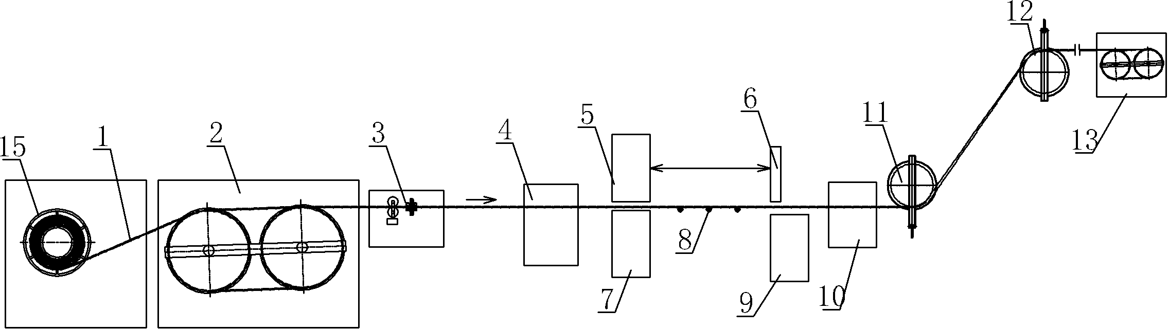 Disconnection method and device for obtaining exact off-line length of conductor of overhead transmission line