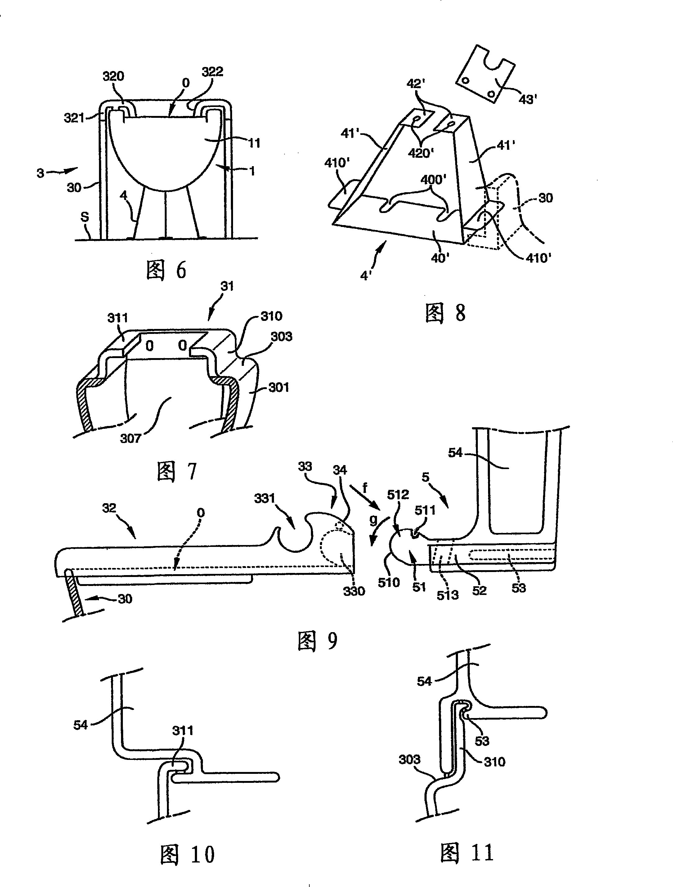Housing for protecting and masking a toilet bowl and a toilet bowl provided therewith