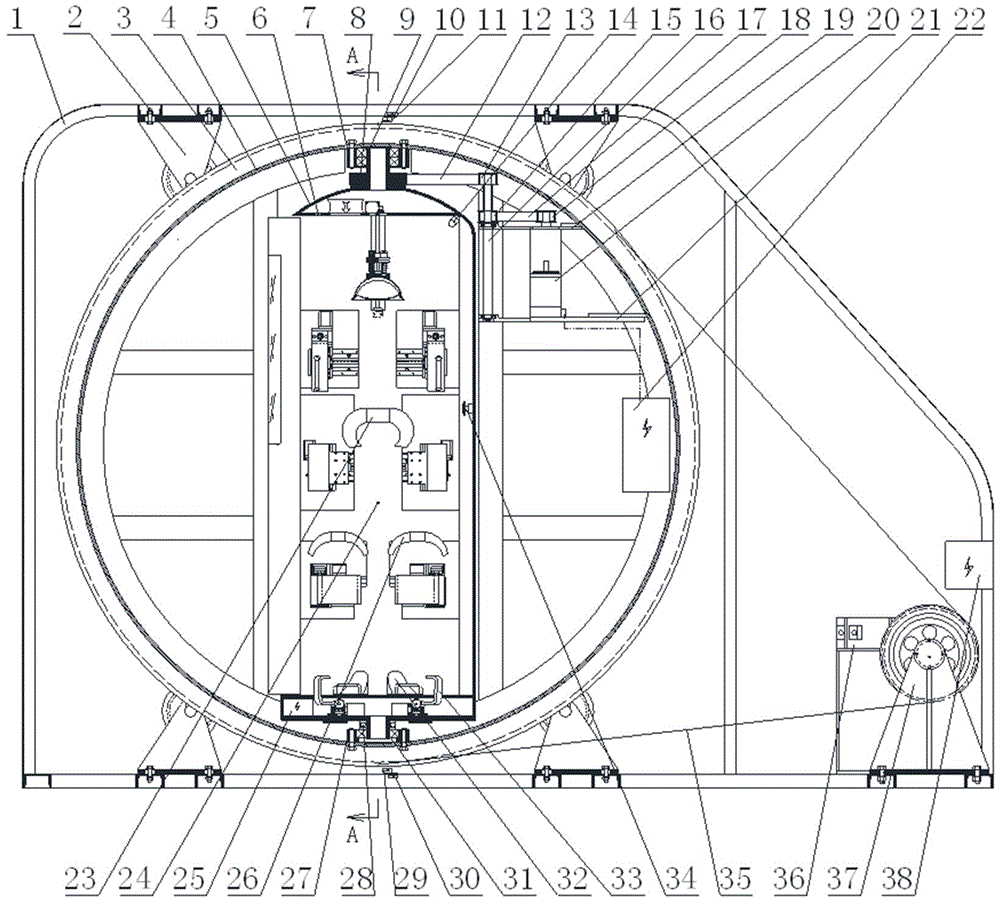 A two-dimensional pointer rotary machine and training method