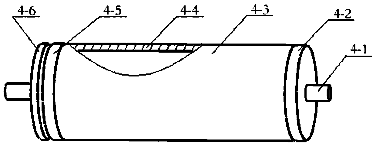 Magnetic separation device for solid ferromagnetic wastes