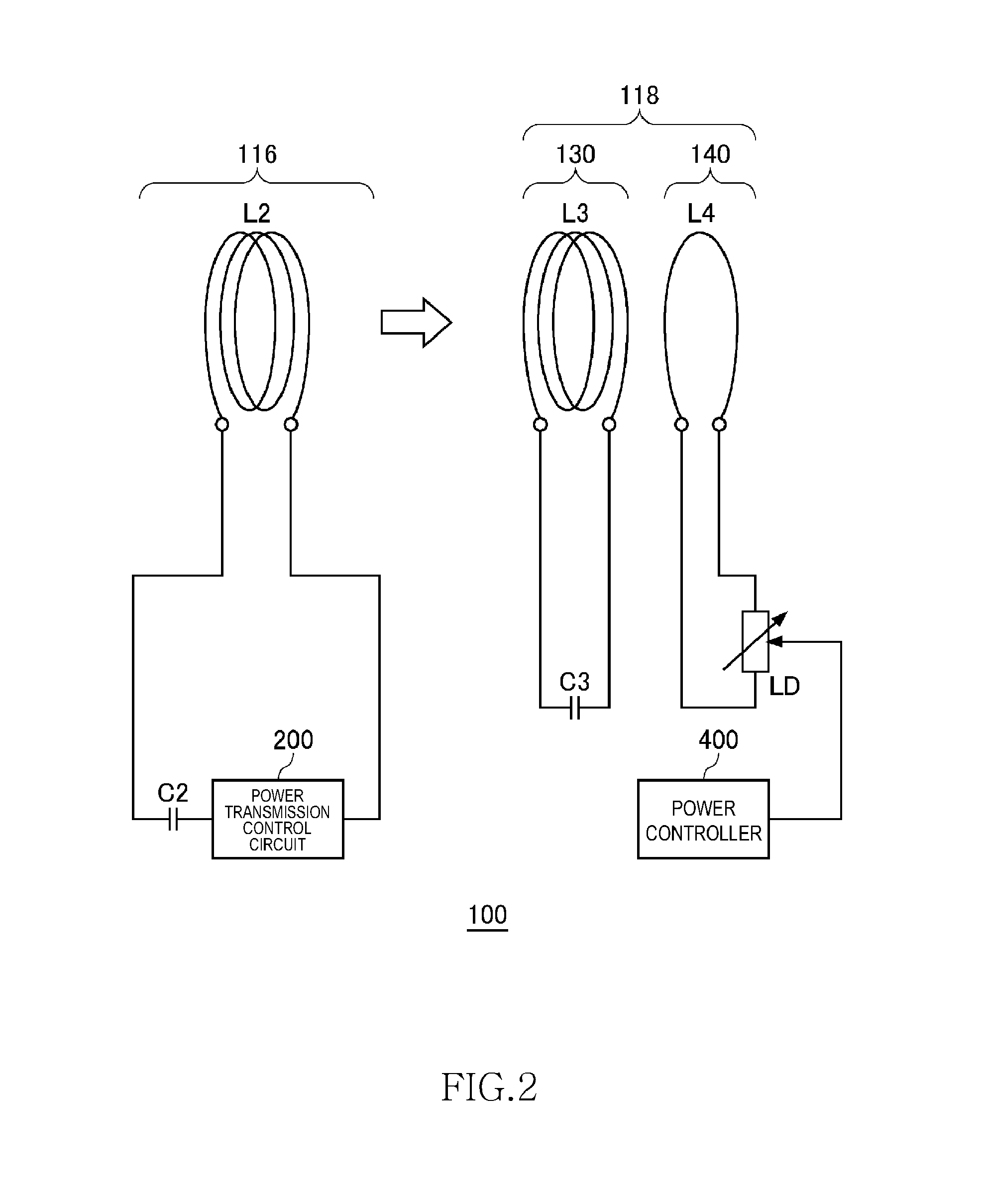 Wireless power receiver, wireless power transmission system, and power controller