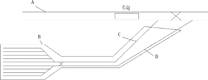 Method for improving capacity of track traffic vehicle base for exiting and entering section/field