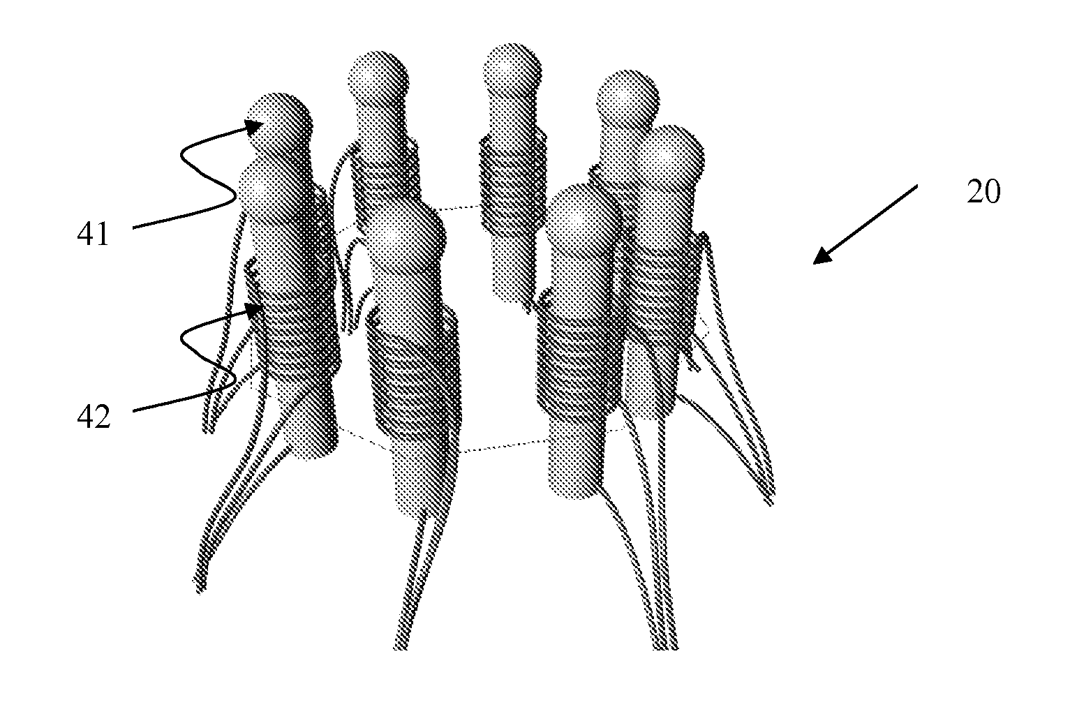 Esthetic apparatus useful for increasing skin rejuvenation and methods thereof