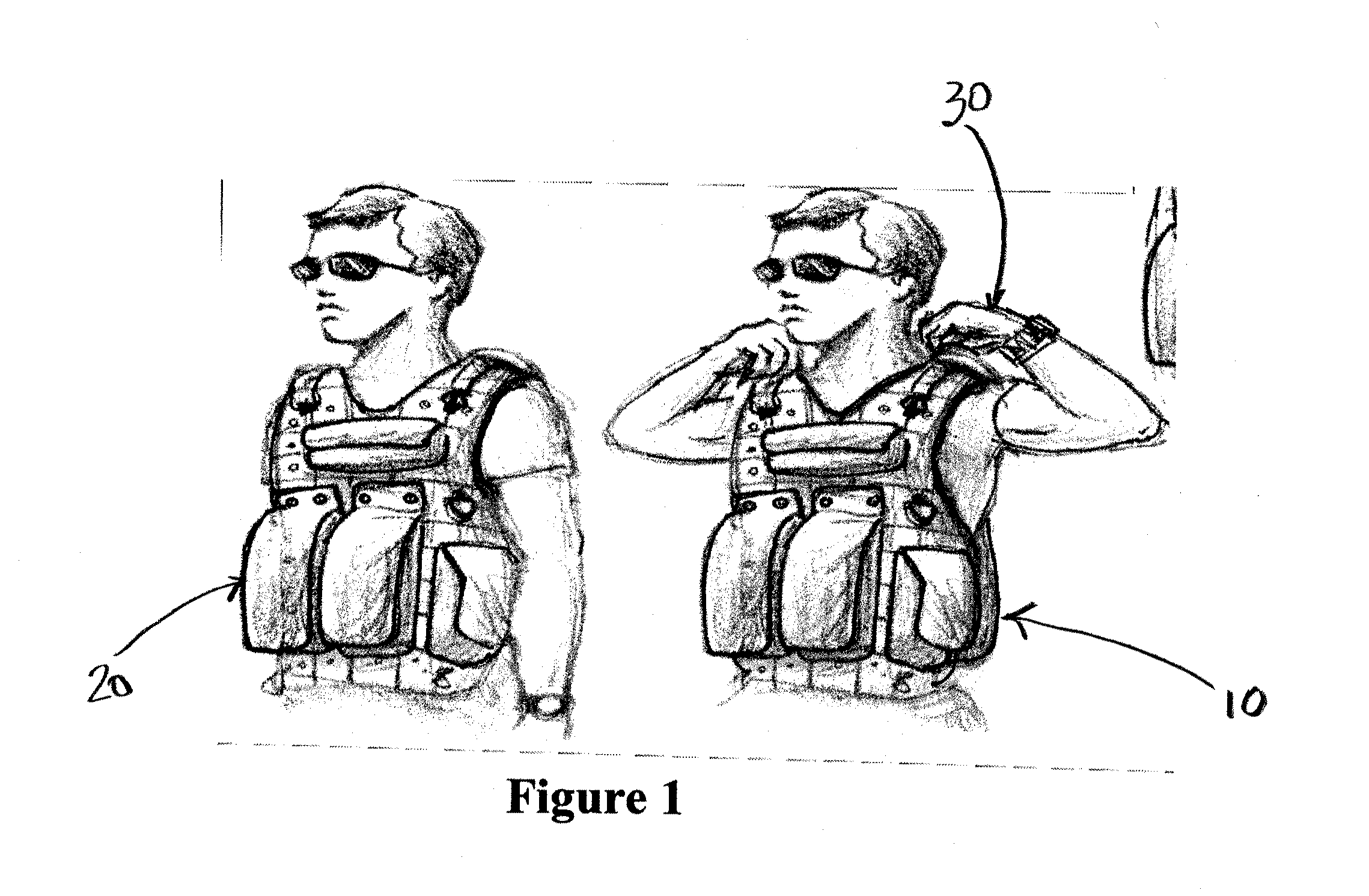 Ergonomic rotatable apparatus and method for use thereof to carry and store equipment and accessories