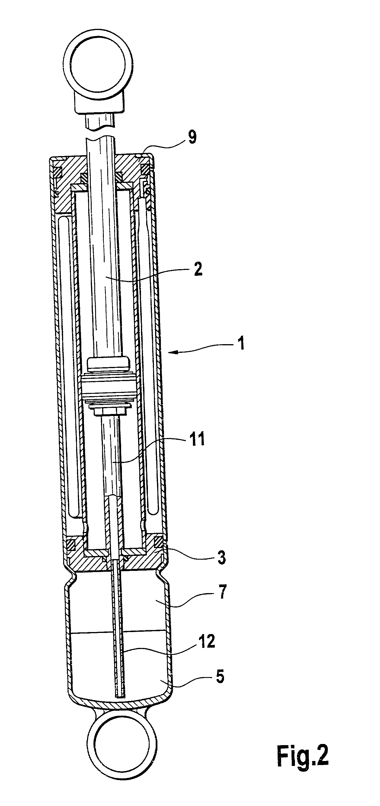 Self-pumping hydropneumatic suspension strut with internal ride-height control
