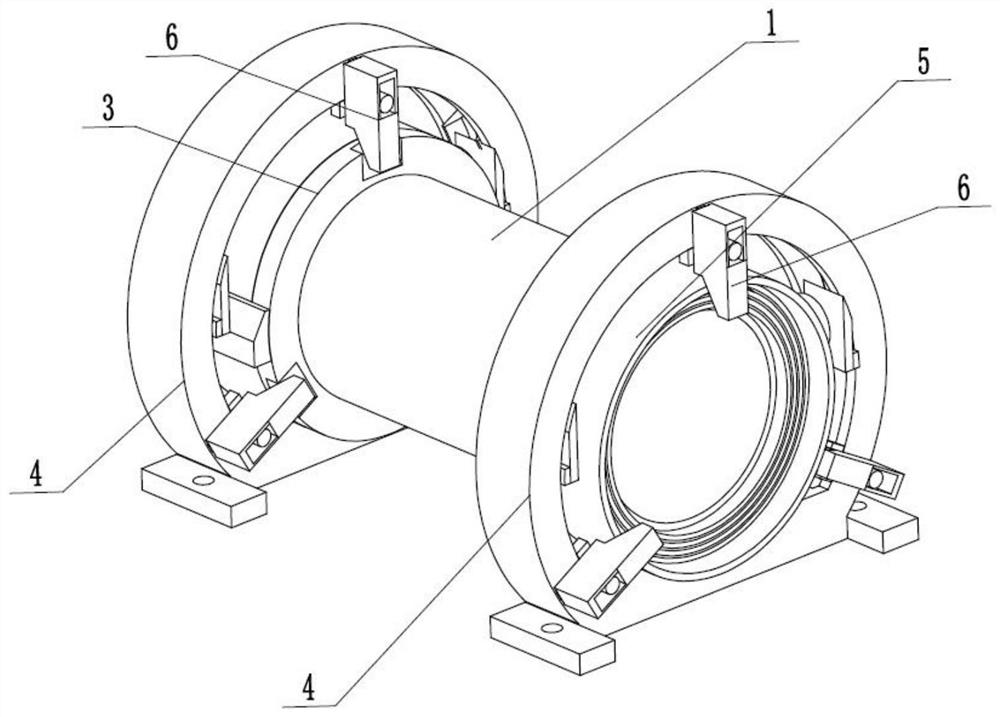 Pipe reinforcement connection device for sewer system