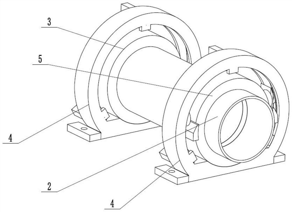 Pipe reinforcement connection device for sewer system
