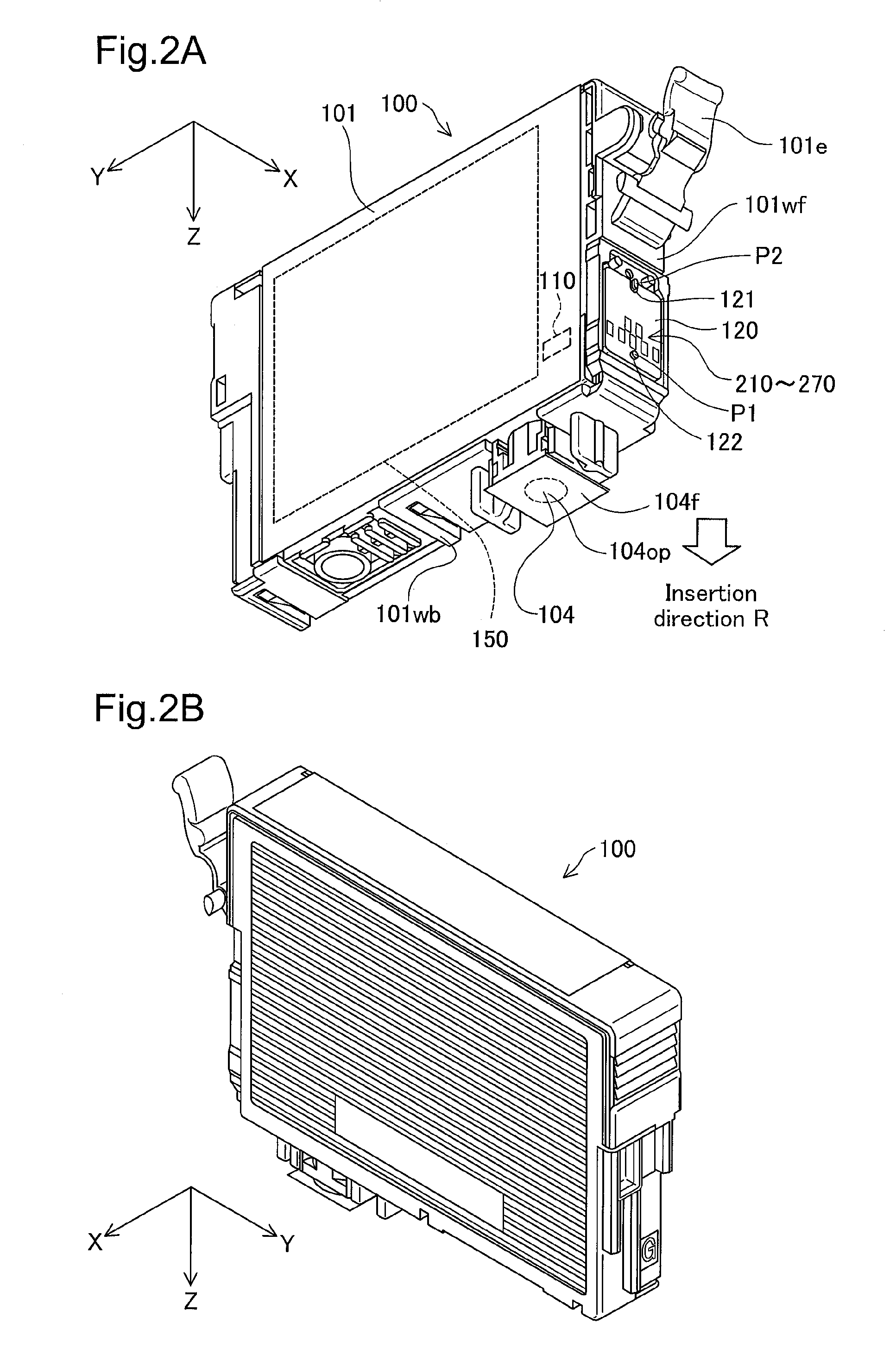Memory device, host circuit, circuit board, liquid receptacle, method of transmitting data stored in a nonvolatile data memory section to a host circuit, and system including a host circuit and a memory device detachably attachable to the host circuit