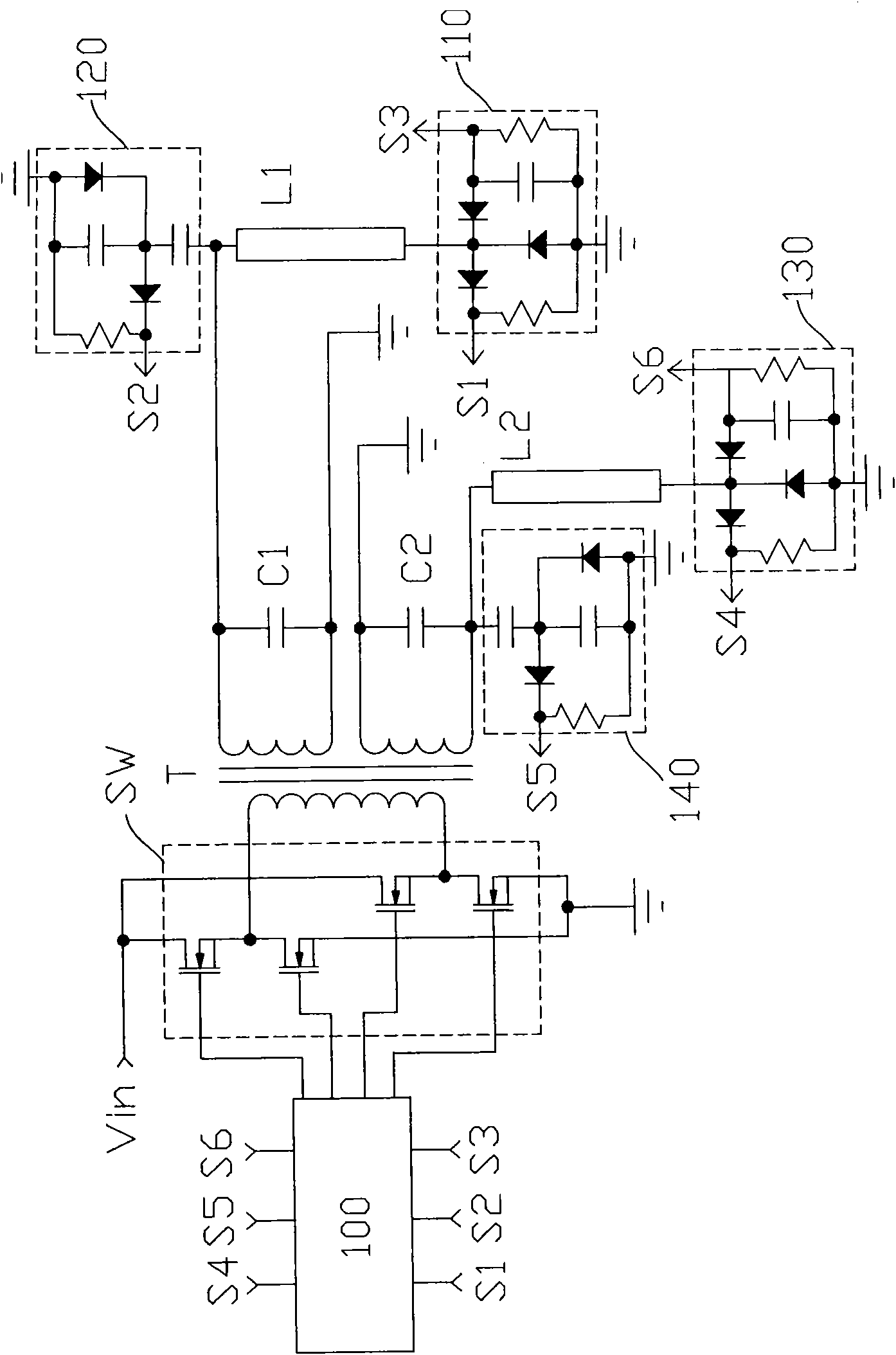 Drive circuit of fluorescent tube