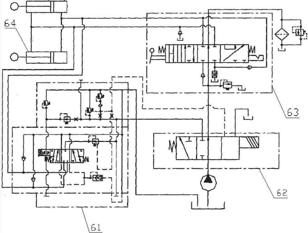 Hybrid power bulldozer and leveling system and leveling method thereof