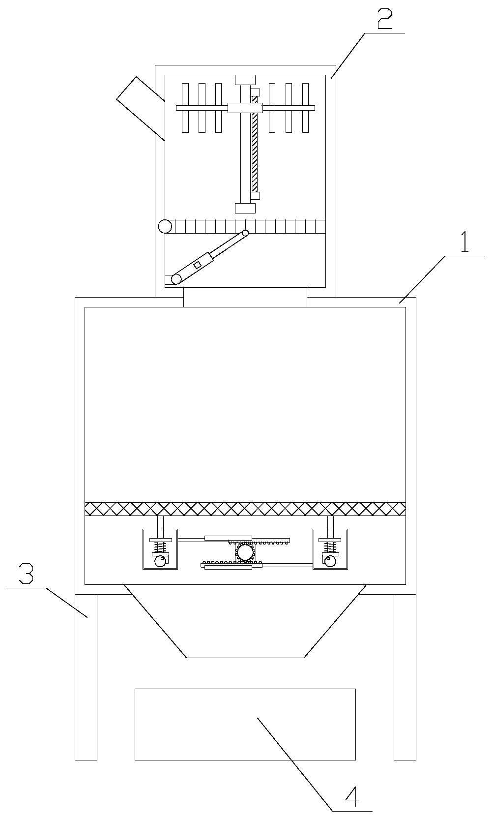 An environment-friendly straw burner with anti-clogging function