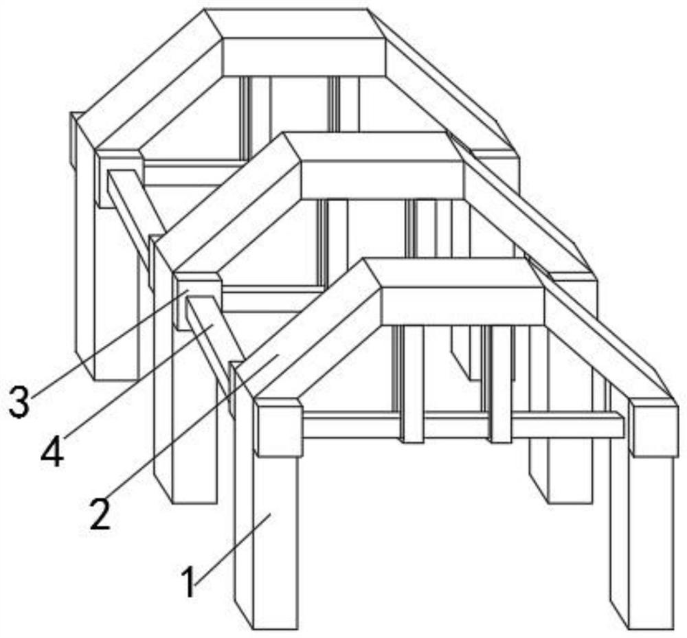 Building steel structure waterproof roof and construction method thereof