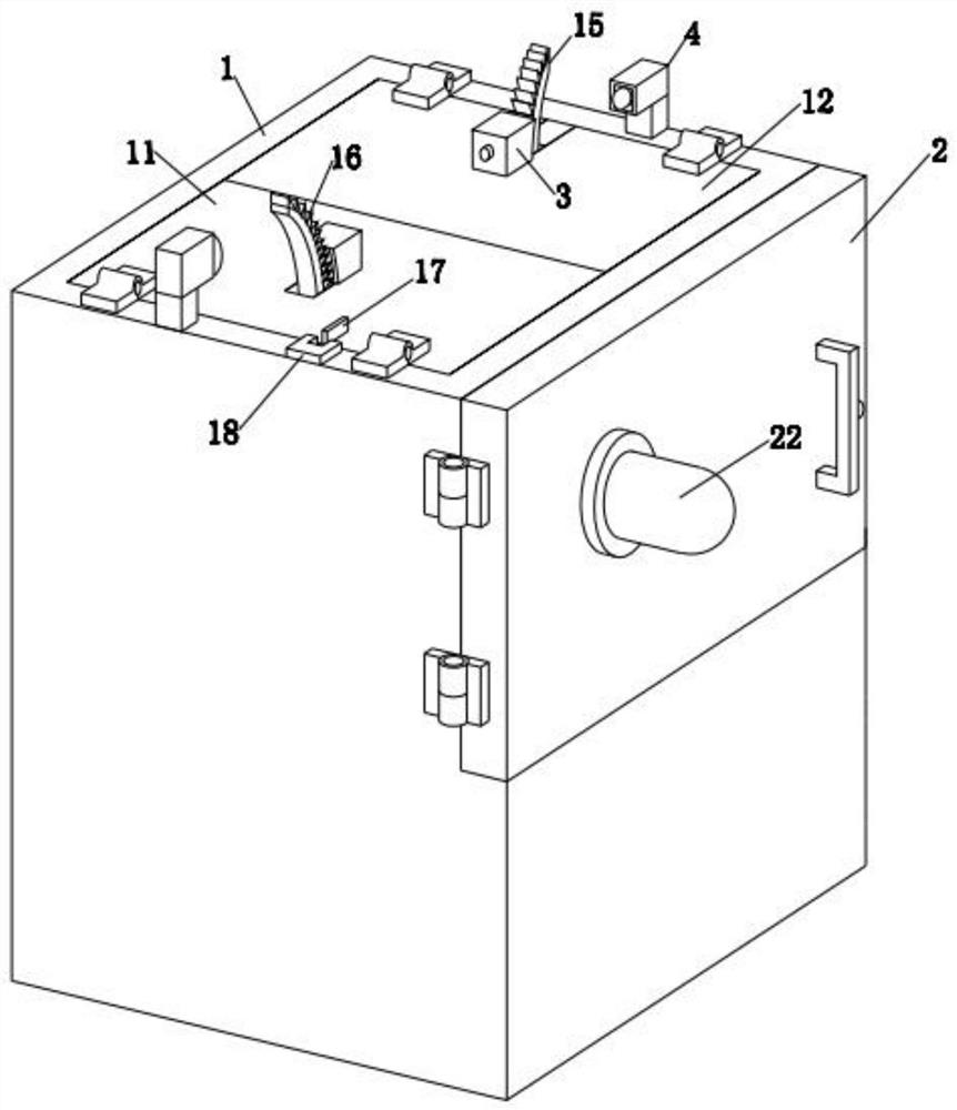 An automatic pressure relief high-voltage power distribution cabinet