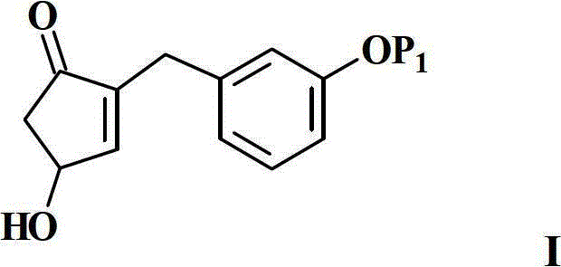 Preparation method of cyclopentenone and cyclopentenone for synthesizing benzindene prostaglandins