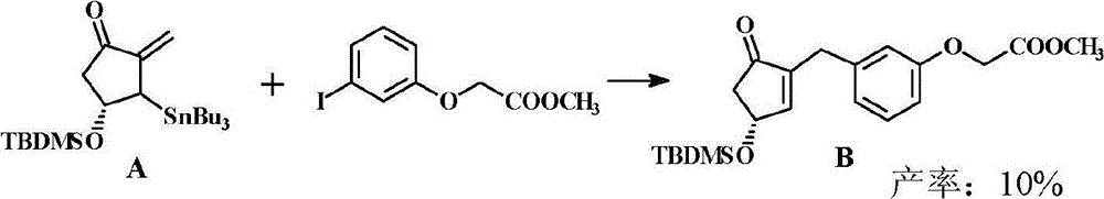 Preparation method of cyclopentenone and cyclopentenone for synthesizing benzindene prostaglandins