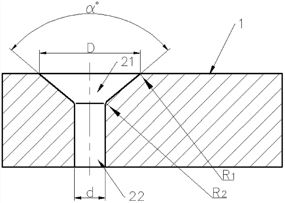A Double Ball Measurement Method for Counterbore Angle