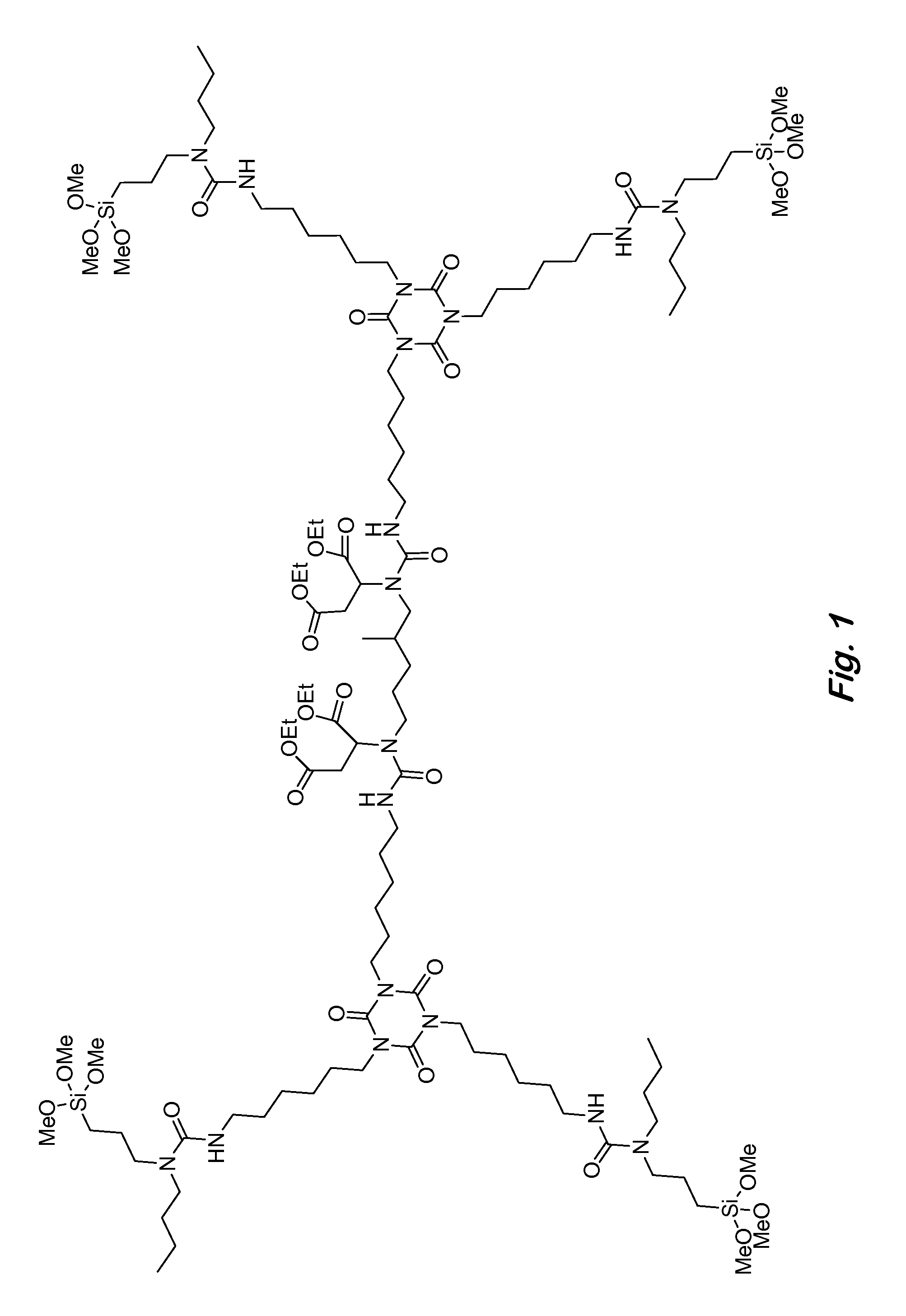 Two-component siloxane-based coatings containing polymers with urea linkages and terminal alkoxysilanes