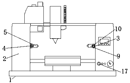 Object protection device for machine tool