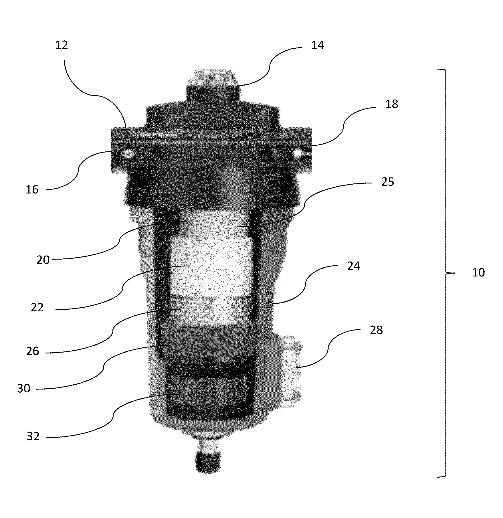 Coalescence filter and method for purifying a fluid