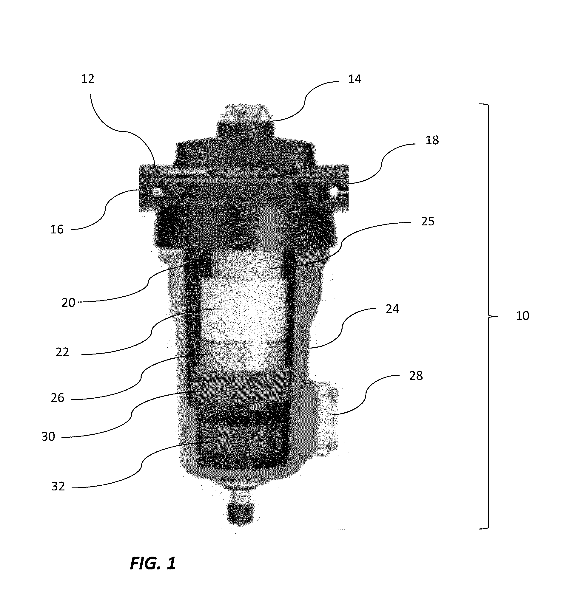 Coalescence filter and method for purifying a fluid
