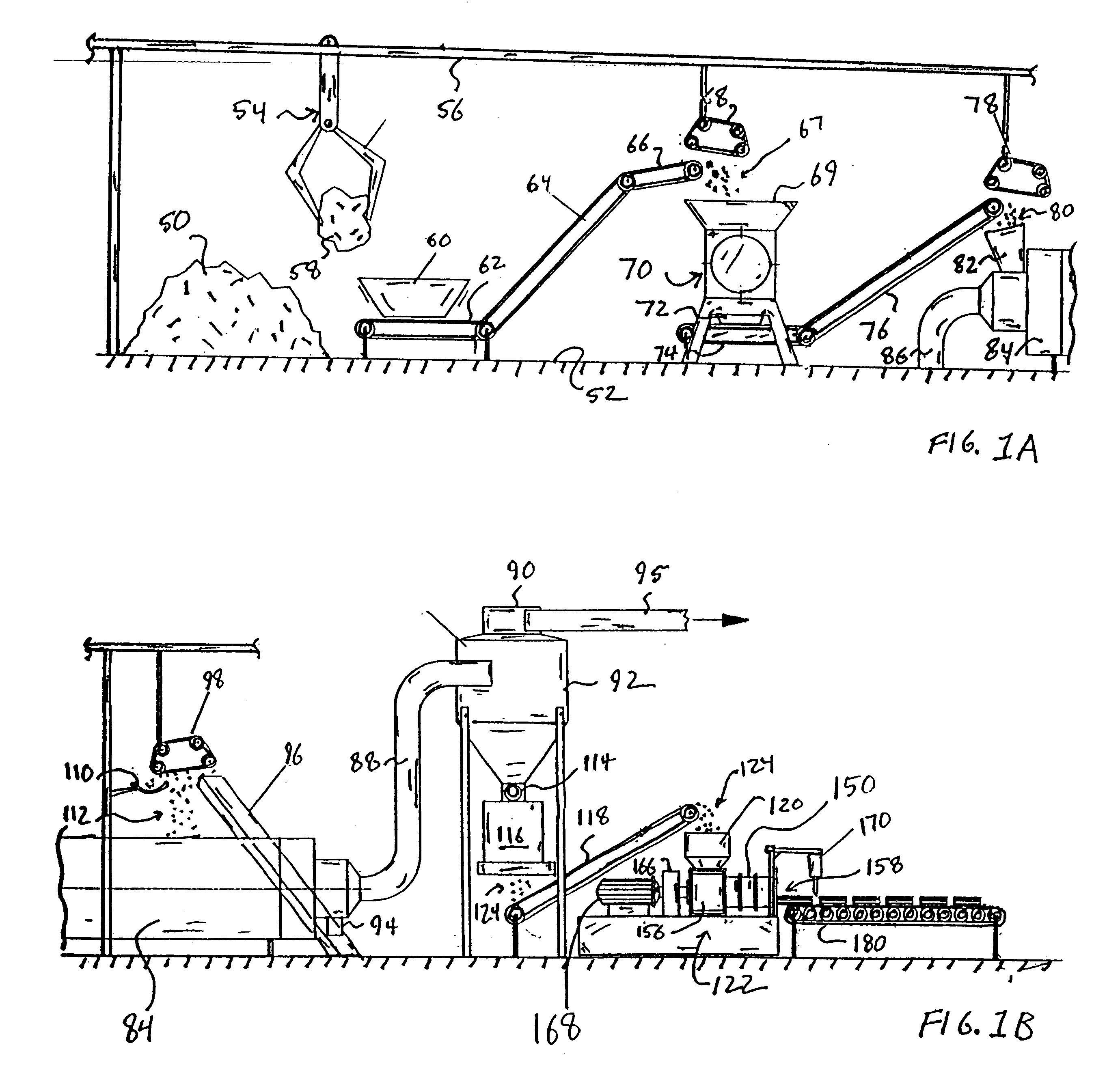 Municipal waste briquetting system and method of filling land