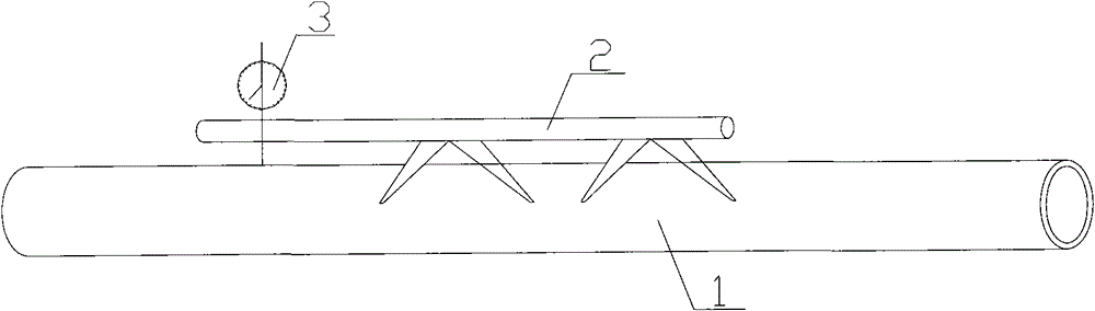 Method for detecting whole straightness of steel pipe