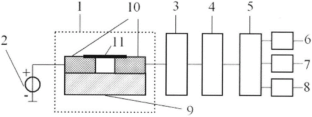 Nano respiration sensor and preparation method thereof