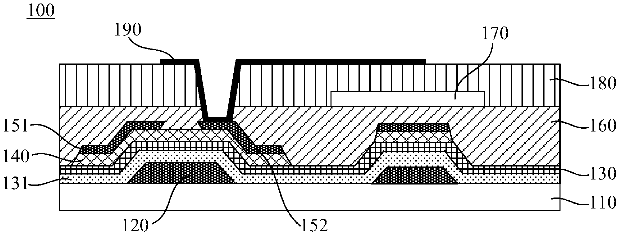 Thin film transistor and array substrate