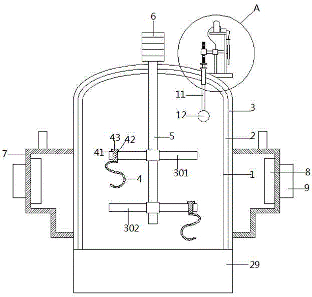 Multifunctional efficient reaction kettle for chemical production