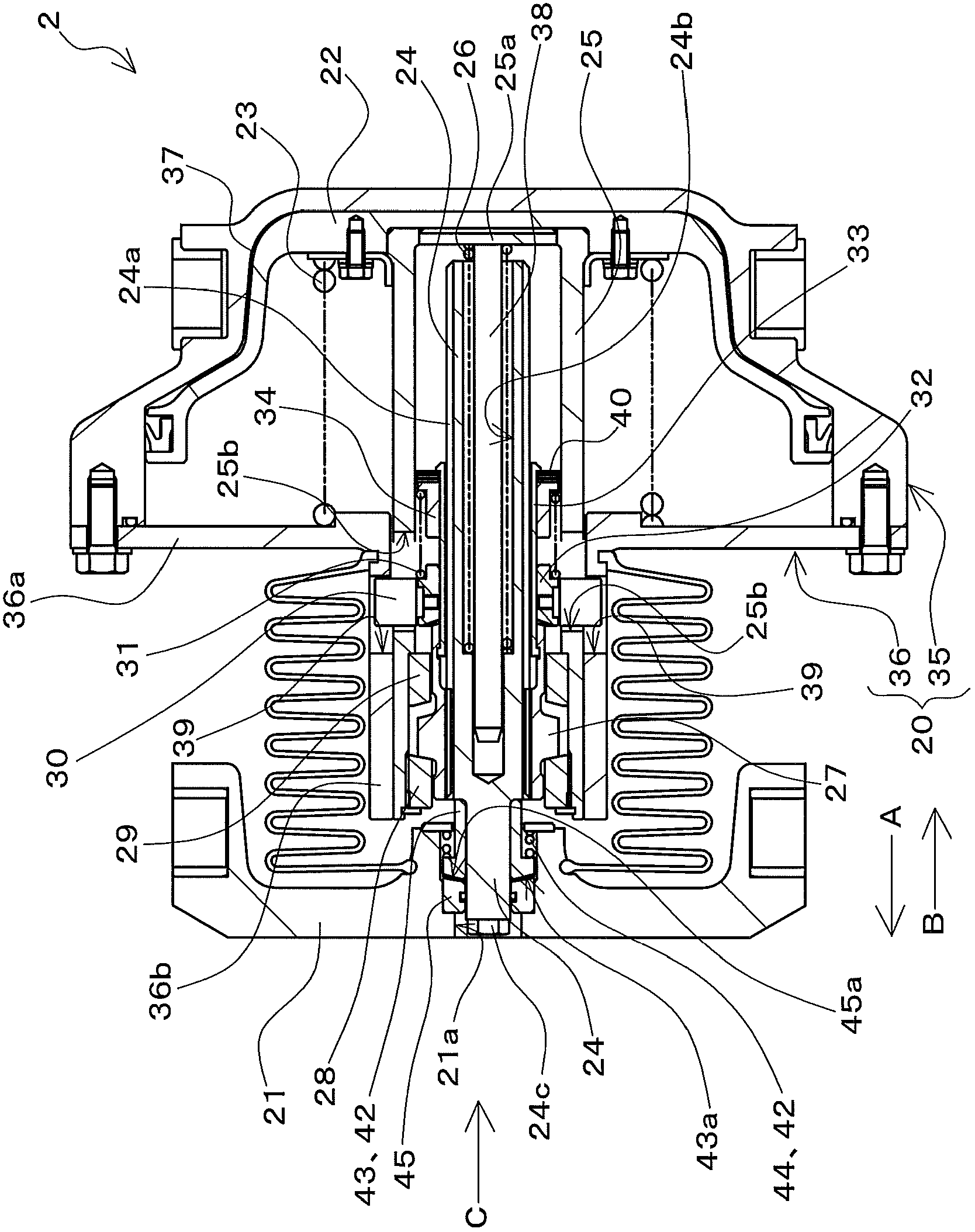 Brake cylinder device and disc brake device