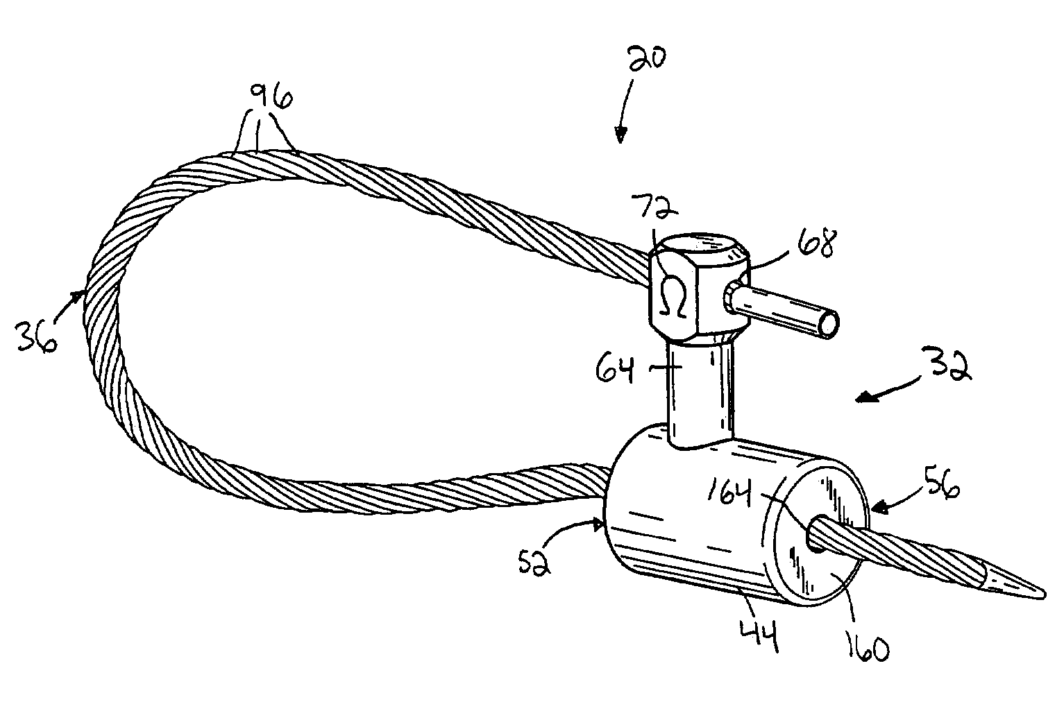 Cable lock and method