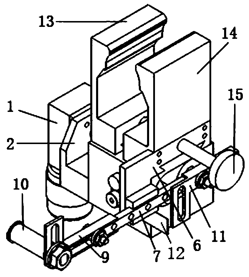 Split type self-speed-change reciprocating linear motor firing gear