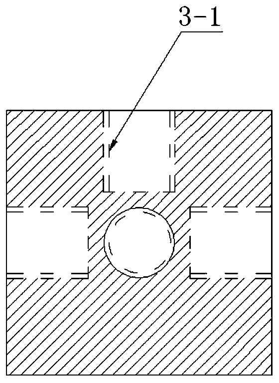 Mounting structure of shipboard gun carriage vibration measuring sensor