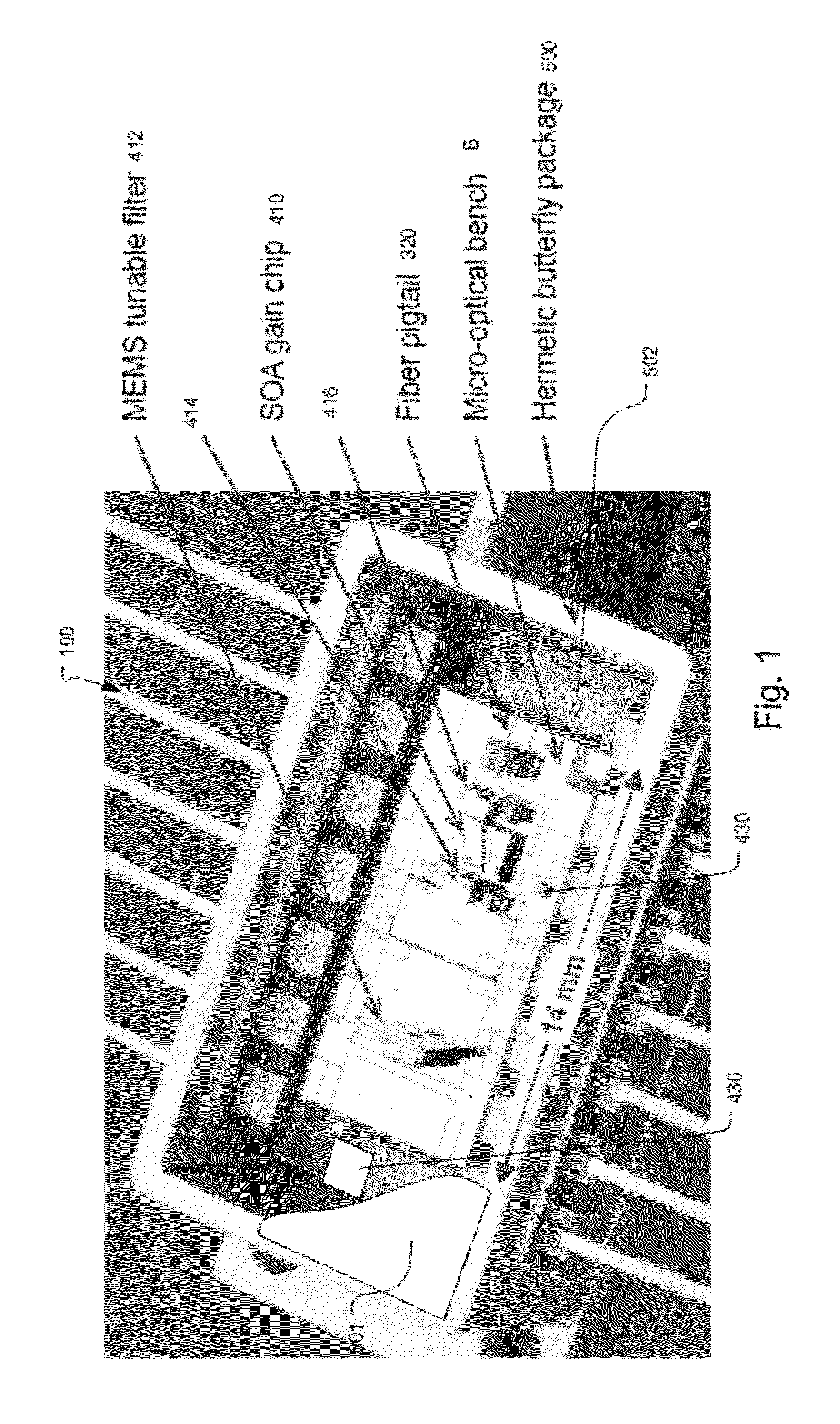 Method and system for avoiding package induced failure in swept semiconductor source