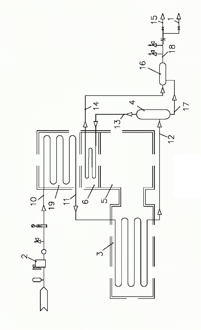 High-dryness oil field steam-injection boiler and high-dryness steam production method