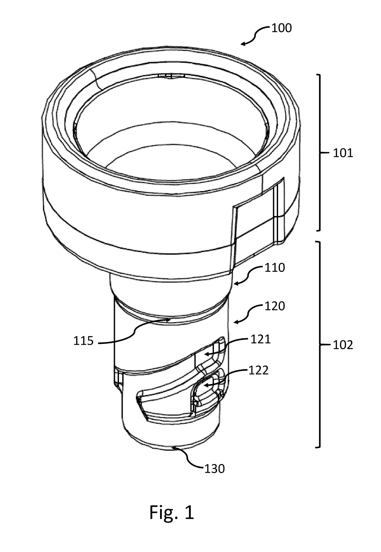 Closure system for bottles comprising a stopper and a sealing element