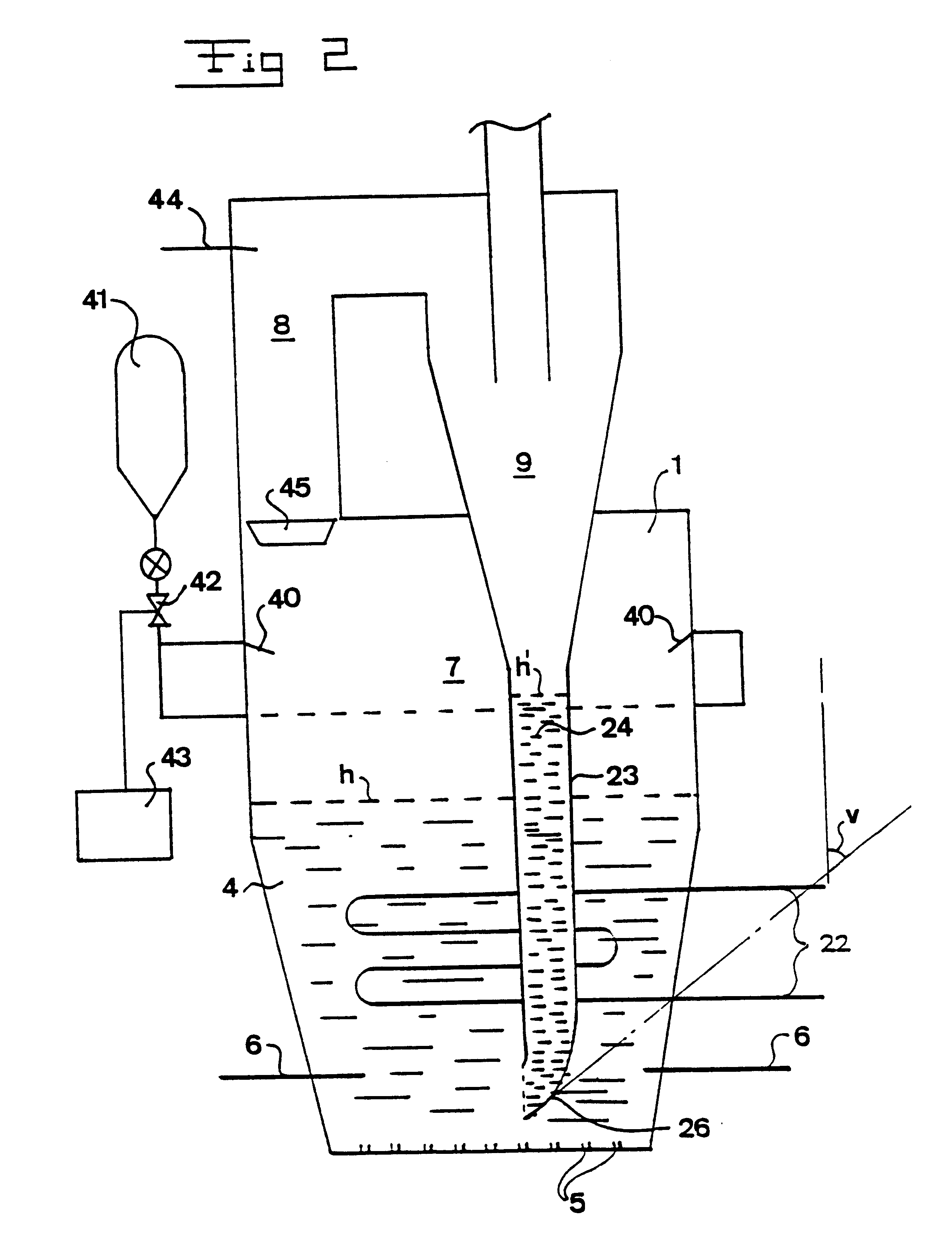Method and apparatus for burning fuel in the free board of a pressurized fluidized bed with solids recirculation