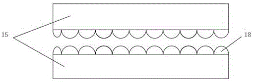 Surface treatment device of tapered roller