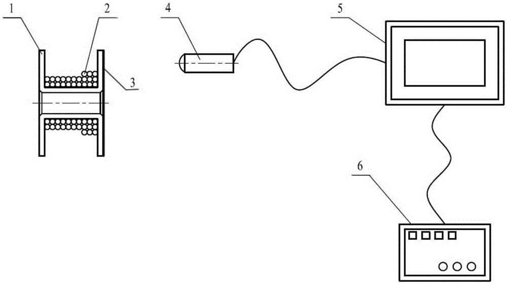 Method used for detecting remaining quantity of cop latch base lines of sewing machine