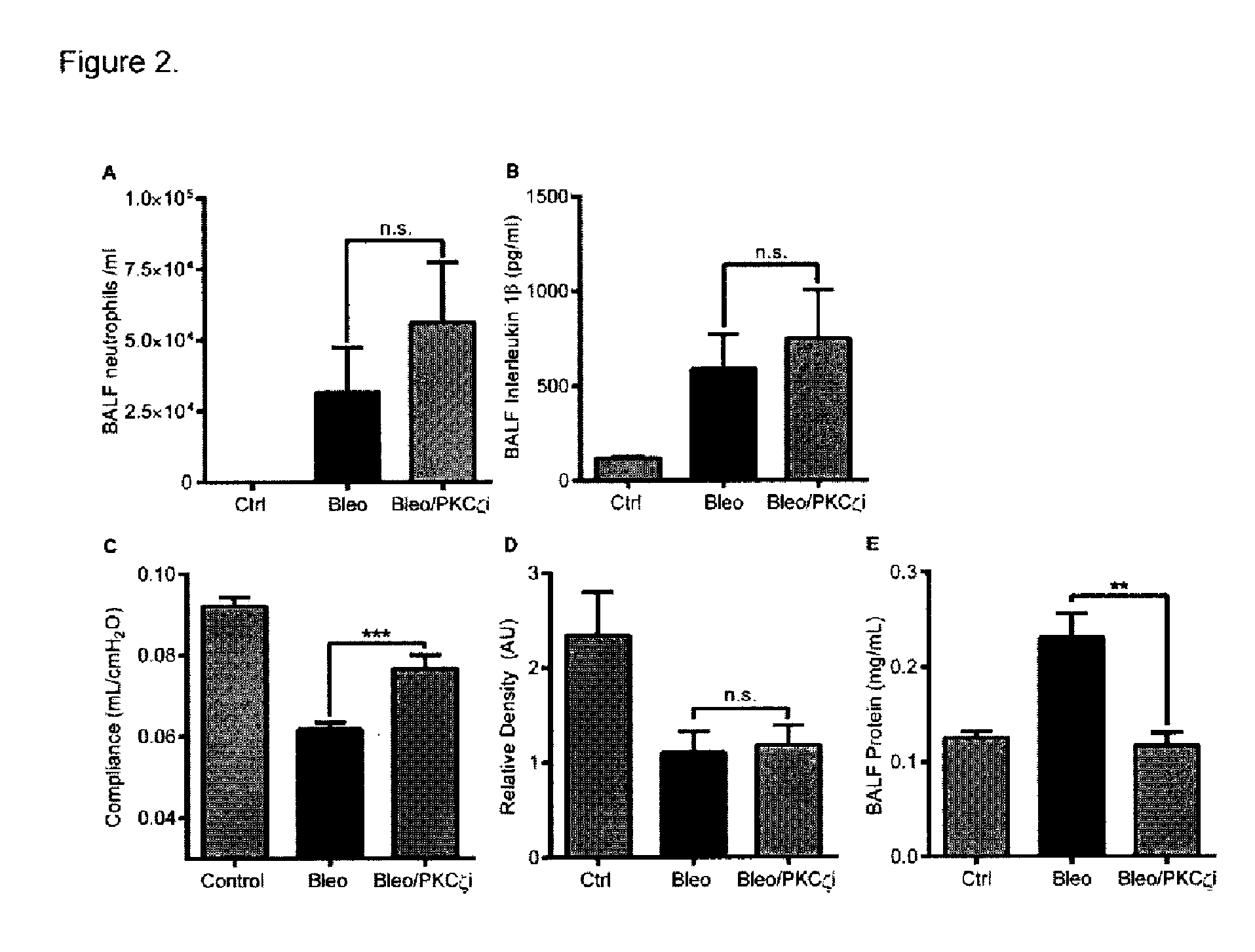 Lung injury repair compositions and methods