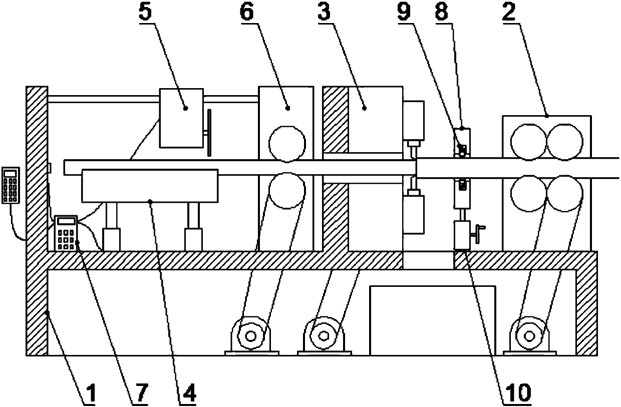 Bar material peeling method capable of accurately breaking materials