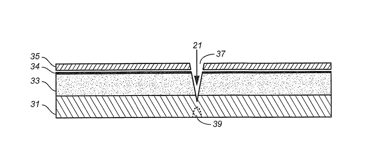 Perforation of films for separation